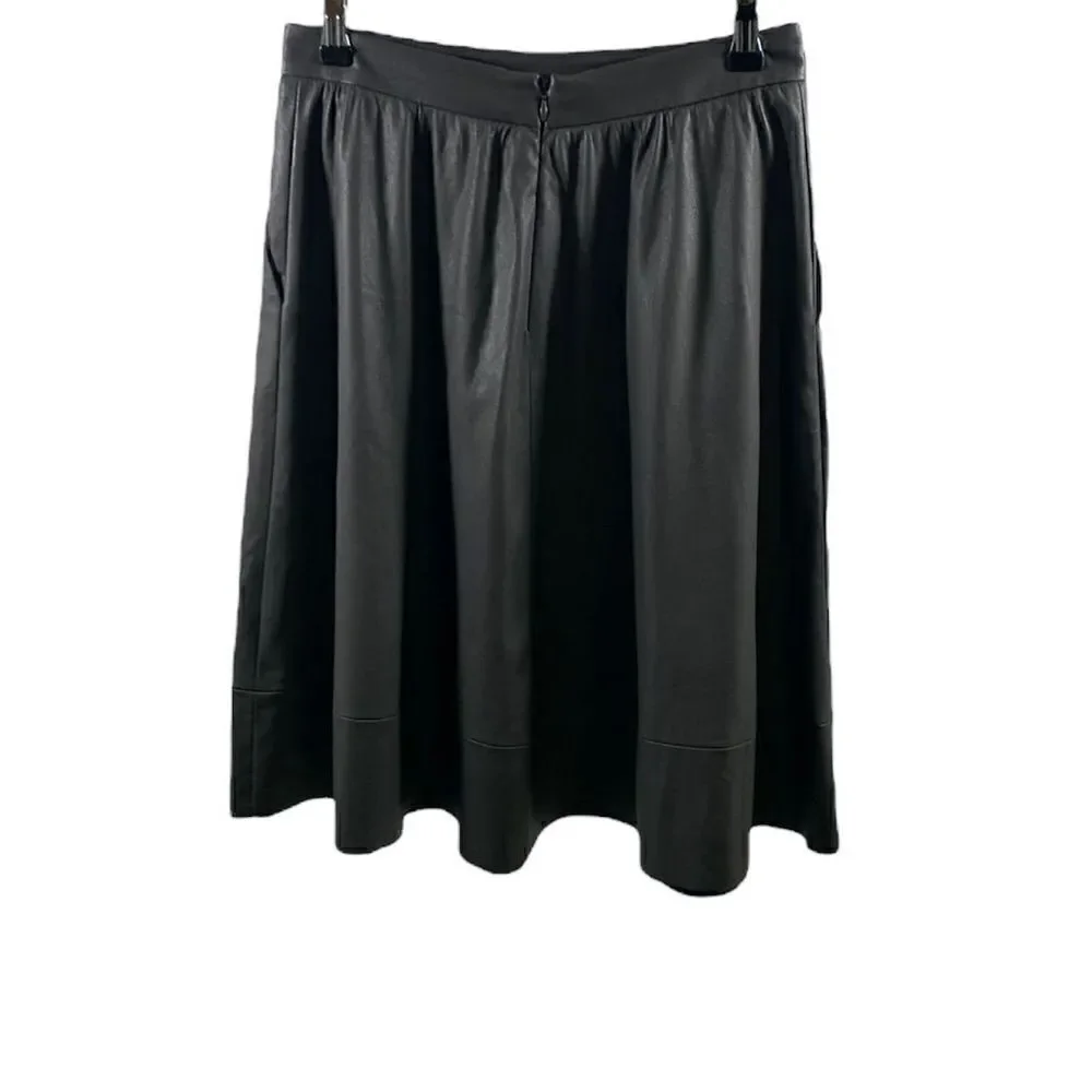 Search for Sanity Silver Faux Leather Skirt Size 6